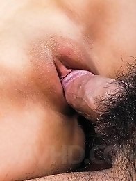 Aika Hoshino has tits squeezed while is nailed by sucked dick