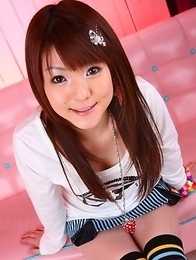 Cute Fuwari shows her big boobs