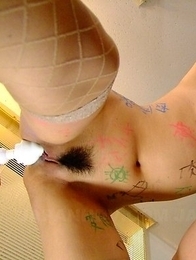 Yuuno Hoshi naked in class fucking