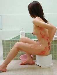 Remi Kawamura gets ready for bath