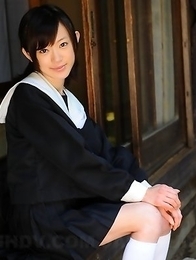 Teen Aoba Itou shows her pussy