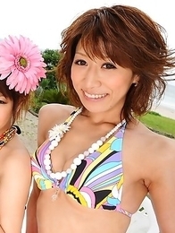 Wild girls do a photo shoot on set