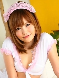 Hitomi Yoshino in her maid costume