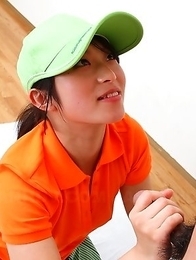 Golf girls Nana and Nao punished
