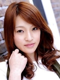 Beautiful brunette Kurara Iijima