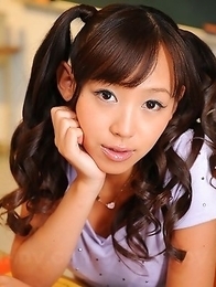 Lovely Japanese schoolgirl Nagisa