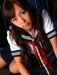 Bound and gagged teeny slut Nagisa