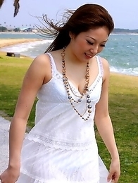 Manami Ichikawa posing outdoors