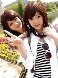 Rimu Endo and Ueno Misaki show off