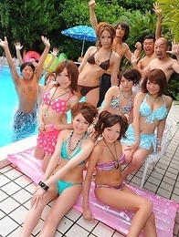 Super nasty Japanese summer girls