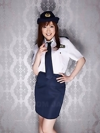 Hot Akane Satozaki shows her tits