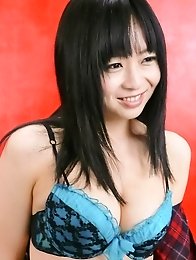 Nozomi Hazuki Asian exposes leering curves before using vibrator