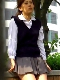 Japanese Piss Fetish Videos - Asian Girls Pissing - Poking and Peeing On the Dots