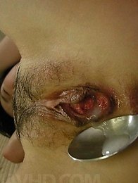 Aoba Itou Asian has cunt so wet from vibrators and sucks boner