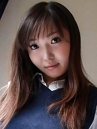 Haruka Ohsawa Asian in uniform shows her big nude bazoom bas