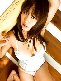 Mai Nishida Asian with big assets has ways of exposing her body