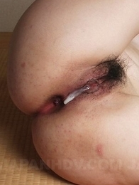 Busty An Kanoh sucks cock before and after