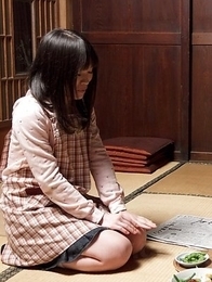 Hot An Kanoh has hairy slit rubbed and sucks