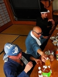 Nagisa, Hana, Maria have mouths and cunts