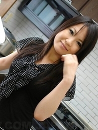 Yoshimi Inamori shows big boobs with dark