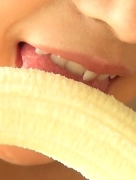 Masako is a Banana Booty Floss Crazy Japanese Girl!