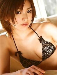 Ryoko Tanaka in kinky lingerie is naughty outdoor and home