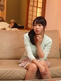 Nozomi Hazuki gets cum in mouth after sucking