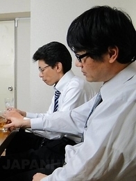 Risa Kurokawa is fucked in mouth and twat