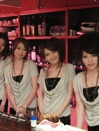 Hot Anna, Haruka, Hinata, Kana get anal sex