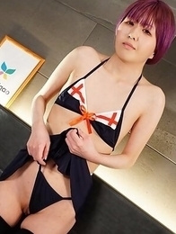 Shiori Fujimori gets into some sexy costume for us today to cosplay