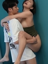 The bad boy and the class leader Mio end up in bed together