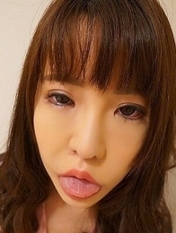 Aya masturbates herself in her sexy kimono before our fuck