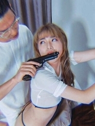 Ranako puts on a sexy uniform and fucks her internet date