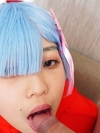 Riho Machida wears a sexy cosplay during our fuck