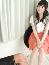 Sena Sakura fingered by a colleague in threesome