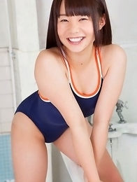Mana doll is absolutely hard to resist in swimming suit